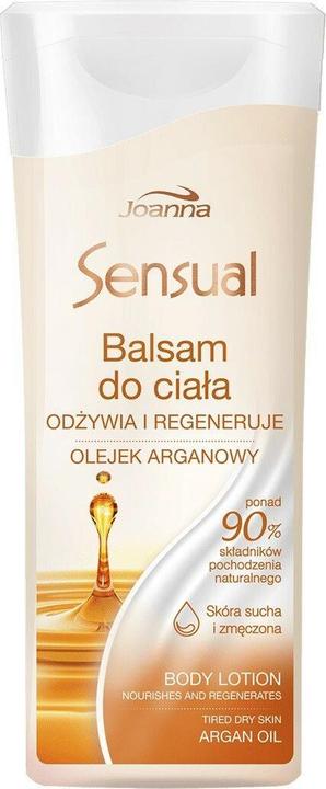 Joanna Huile Sensuelle Nourrissante et Régénérante Argan 200G (Lotion pour le corps)