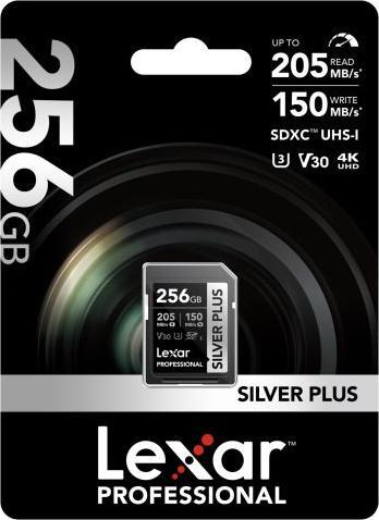 Immagine prodotto Lexar SILVER Plus UHS-I SDXC 256GB (256 GB, SDXC, U3, UHS-I)