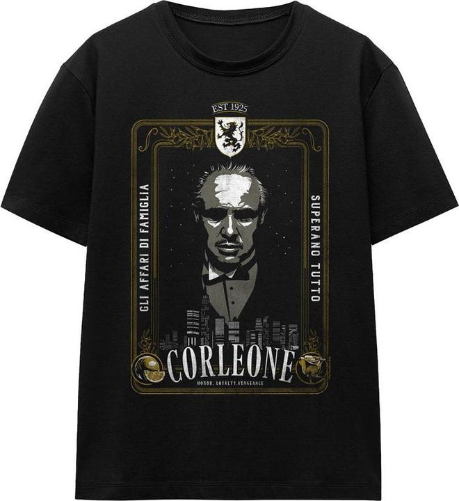 Immagine prodotto The Godfather Maglietta Don Vito Corleone Poster Classico Adulto Unisex (L)