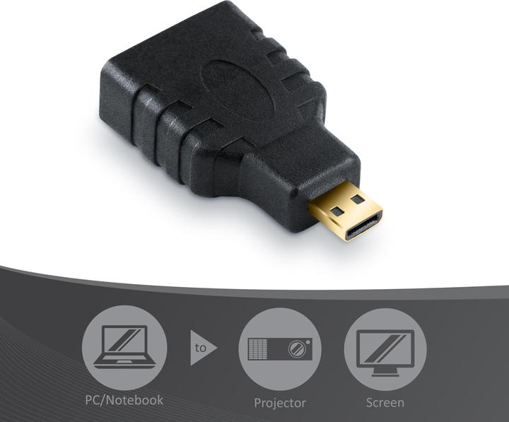 Image du produit CSL Adaptateur micro HDMI vers HDMI (Micro HDMI, 9.50 cm)