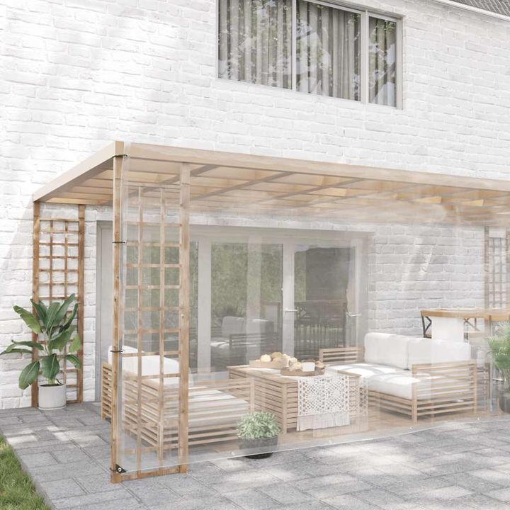 Produktbild VidaXL Transparente Plane mit Ösen 5x10 m PVC durchsichtige Plane (500 x 1000 cm)