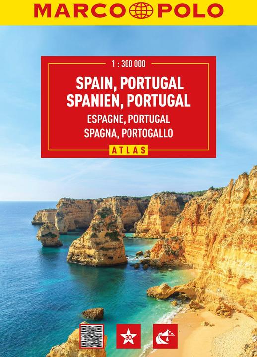 Actual product image Travel Atlas Spain, Portugal 1:300.000