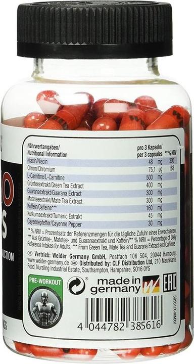 Actual product image Weider Body Shaper Thermo (120 Piece, Capsules, 90 g)