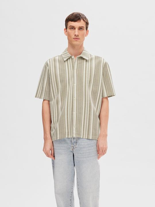 Produktbild Selected Homme Gestreiftes Kurzarmhemd (XL)