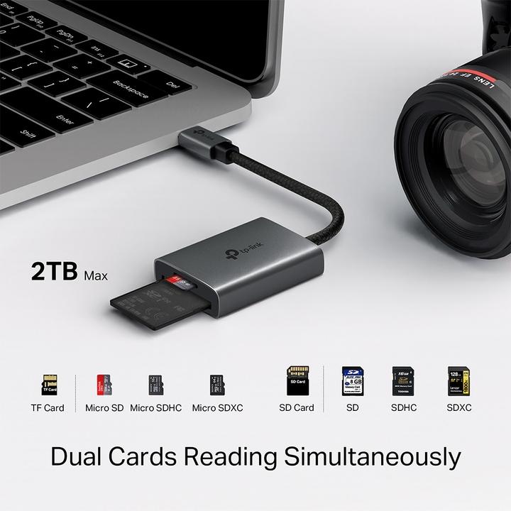 Produktbild TP-Link USB-C To Sd Microsd Adapter (USB-C)