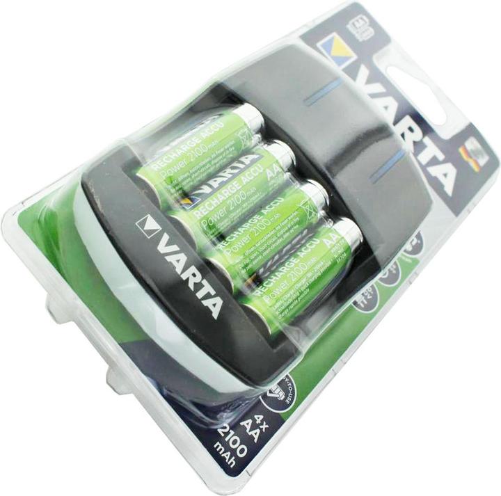 Image du produit Varta Easy Energy Stecker-Ladegerät inklusive 4 Stück Mignon AA Ready2use 2100mAh Akku (4 pcs, 2100 mAh, Piles rechargeables + chargeur)