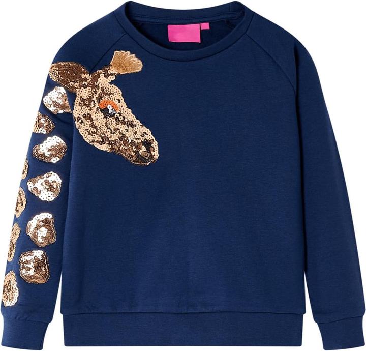 Produktbild VidaXL Kinder-Sweatshirt Marineblau 116,Material: 95 % Baumwolle. 5 (116)