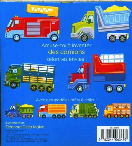 Produktbild Je crée des camions : 100 gommettes autocollantes (Französisch, Della Malva Eléonore, 2024)