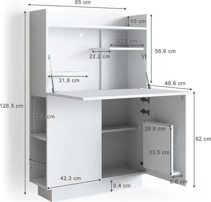 Actual product image Vicco Alena (85 x 27 x 119 cm)