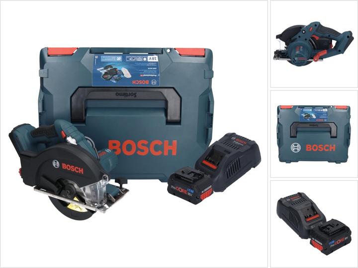 Produktbild Bosch Professional Bosch GKM 18V-50 Professional Akku Metall HandkreissÃ¤ge 18 V 136 mm Brushless + 1x ProCORE Akku 8
