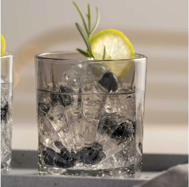 Produktbild Leonardo Whiskyglas Capri 330 ml, 4 Stück, Grau (3.30 dl, 4 x, Whiskygläser)