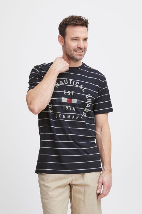 Immagine prodotto FQ1924 FQTom SS t-shirt a righe con stampa logo 21900644 (S)