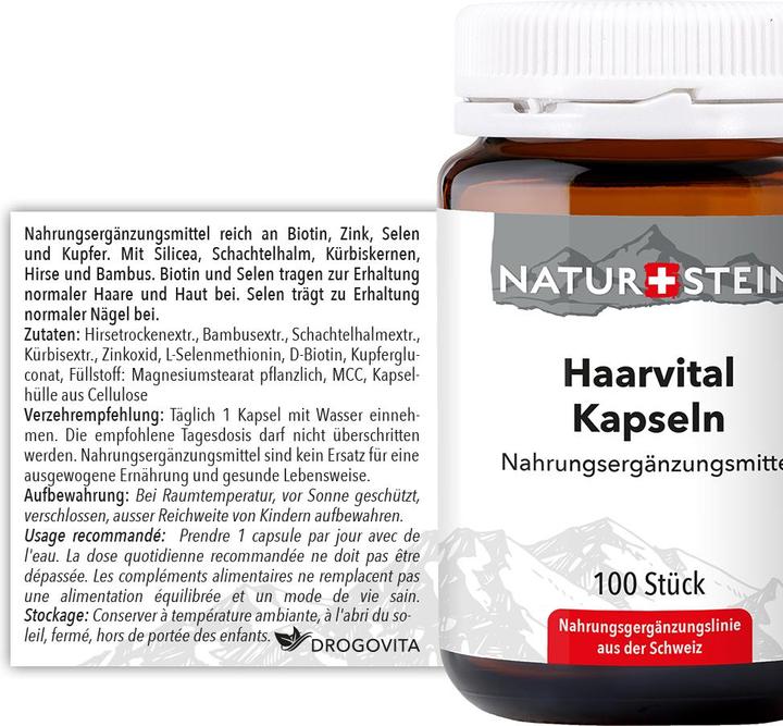 Actual product image Naturstein Hair Vital (100 Piece, Capsules, 151 g)