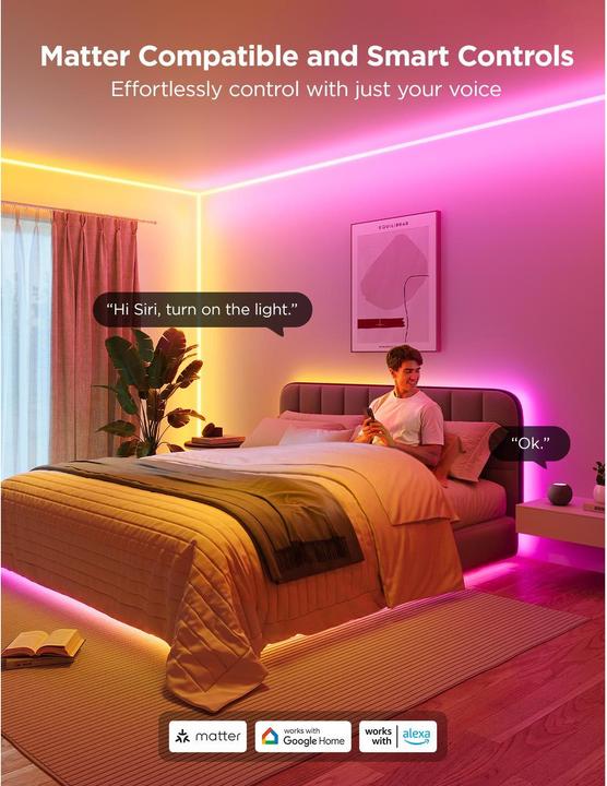 Immagine prodotto Govee Lampada da parete (RGBW, 500 cm, Interno)