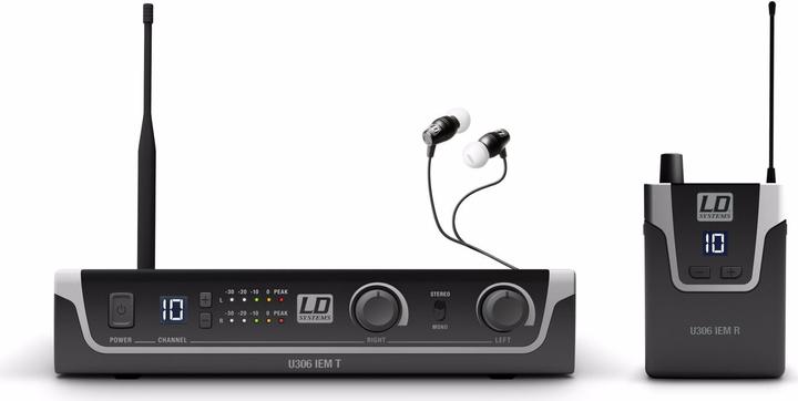 Image du produit LD Systems U306 IEM HP Système de surveillance intra-auriculaire (Système intra-auriculaire)