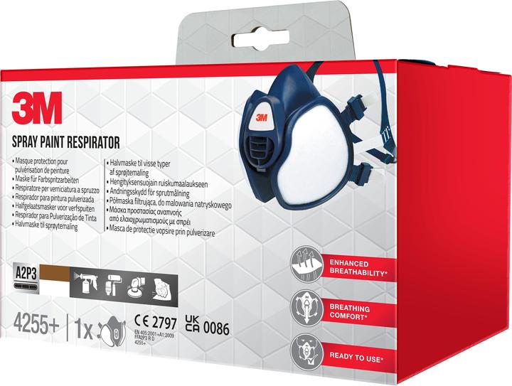 Immagine prodotto 3M Maschera spray per verniciatura 4255+ (A2P3, 1 x)