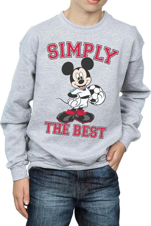 Actual product image Disney Boys Mickey Mouse Simply The Best Sweatshirt (152, 158)