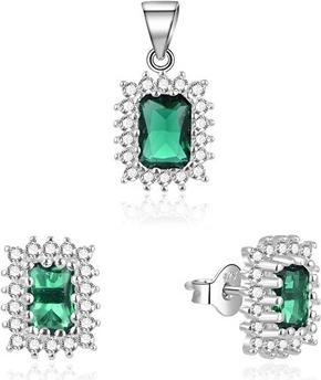 Immagine prodotto Beneto Elegant Jewelry Set with Zircons TAGSET198 (Pendant, Earrings)