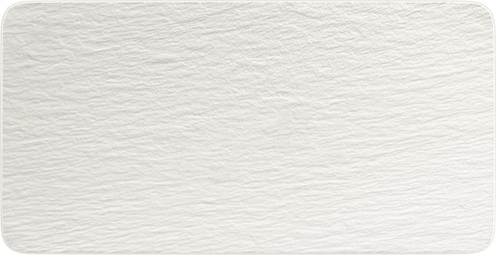 Rectangular serving platter Manufacture Rock blanc