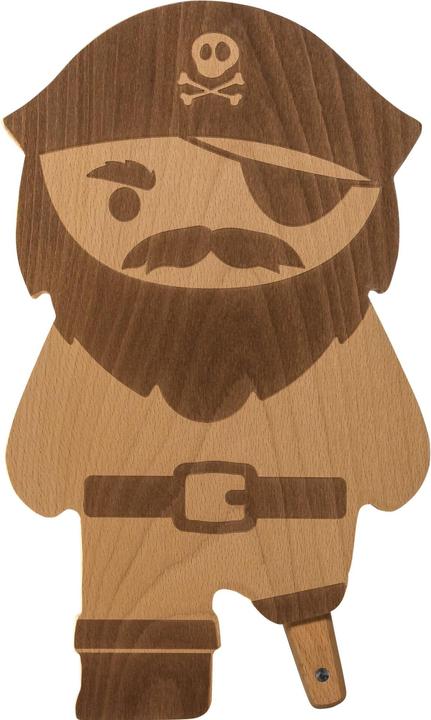 Actual product image Ototo Pirate Board cutting board with knife