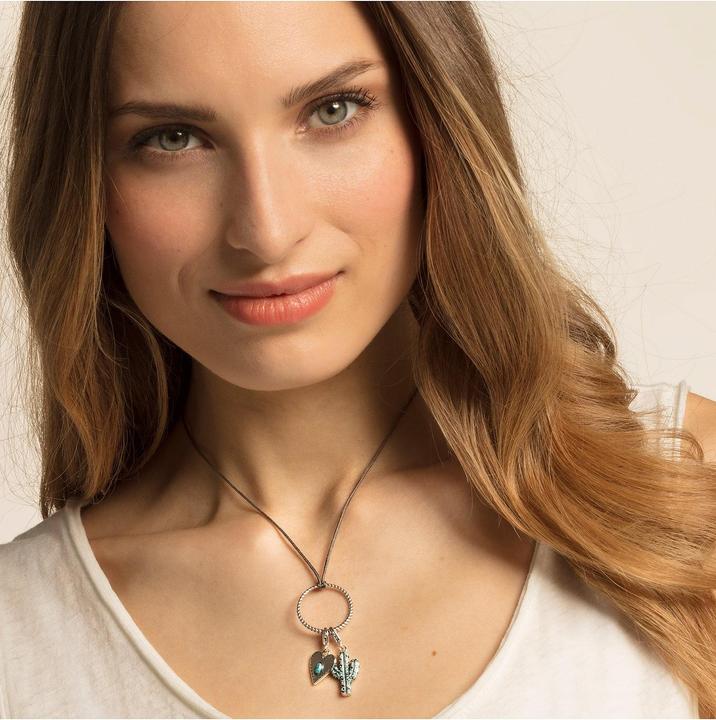 Actual product image Thomas Sabo Charm pendant cactus turquoise (Silver)