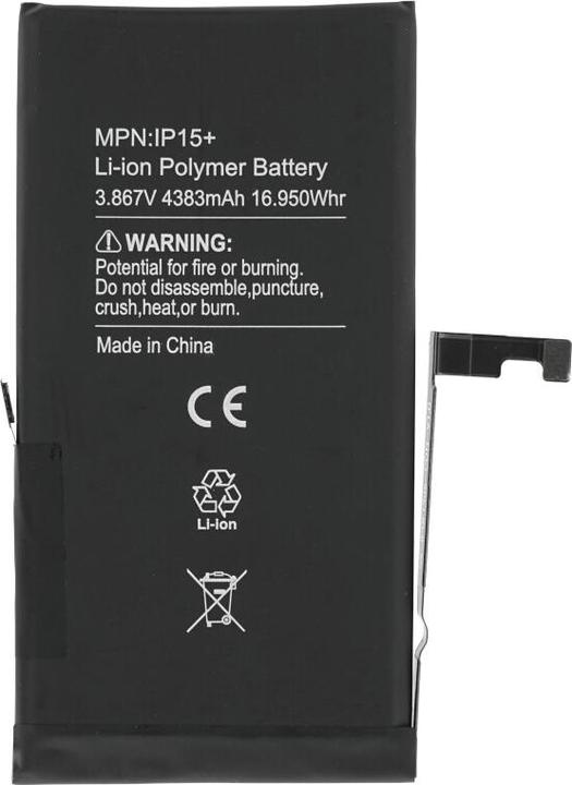 Produktbild OEM Akku für iPhone 15 Plus, dekodiert mit extra IC (ohne Schweissen)