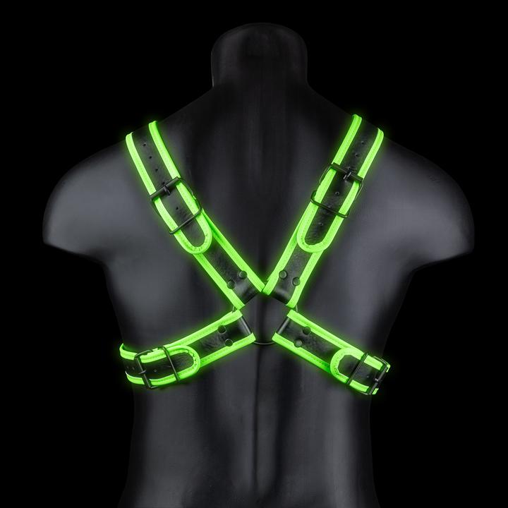 Produktbild Ouch! Cross Harness - Glow in the Dark