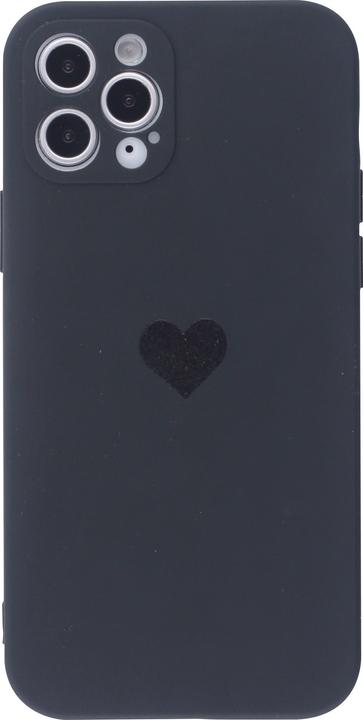 Produktbild PhoneLook Hülle Silikon Mat Herz (Apple iPhone 12 Pro Max)