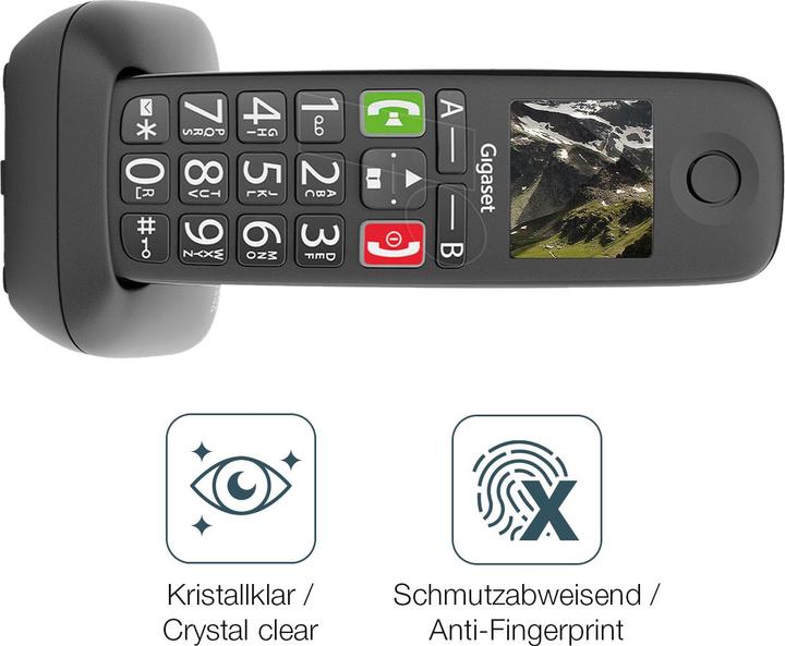 Produktbild Dipos Schutzfolie Klar für Gigaset E290