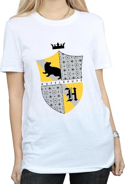 Immagine prodotto Hufflepuff Shield Maglietta Ampia Donna (XL)