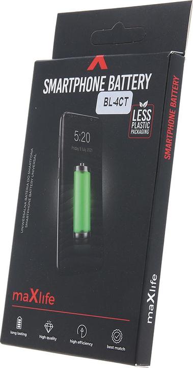 Produktbild Maxlife Akku für Nokia 5310 / 6600 fold / 6700s/ 7210 / 2720 / X3 BL-4CT 800mAh