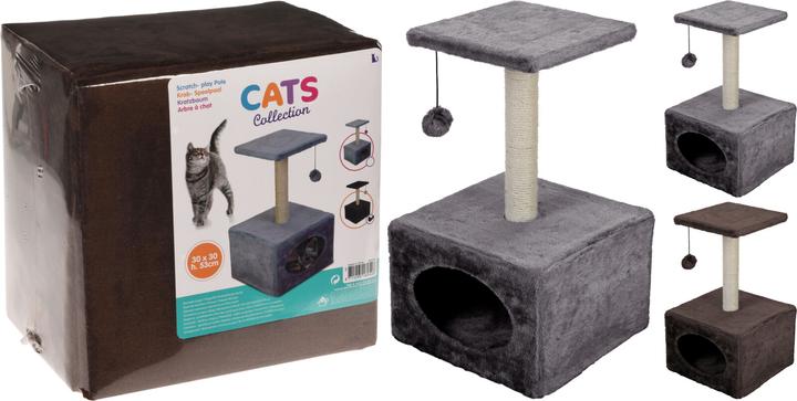 Actual product image Casativo Cat scratching post made of sisal and plastic (53 cm, Grey)