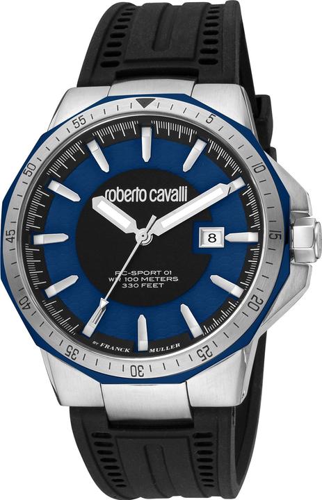 Actual product image Roberto Cavalli by Franck Muller RV1G182P0021 (Analogue wristwatch, 44 mm)