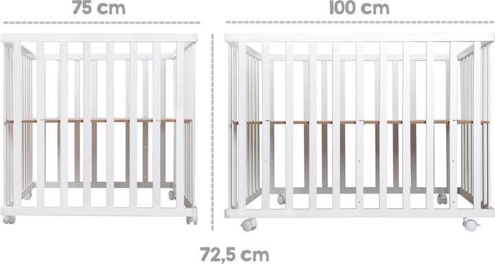 Produktbild Roba Laufgitter 100x75 Rock Star Baby 2 (73 cm, 98.50 cm, MDF)