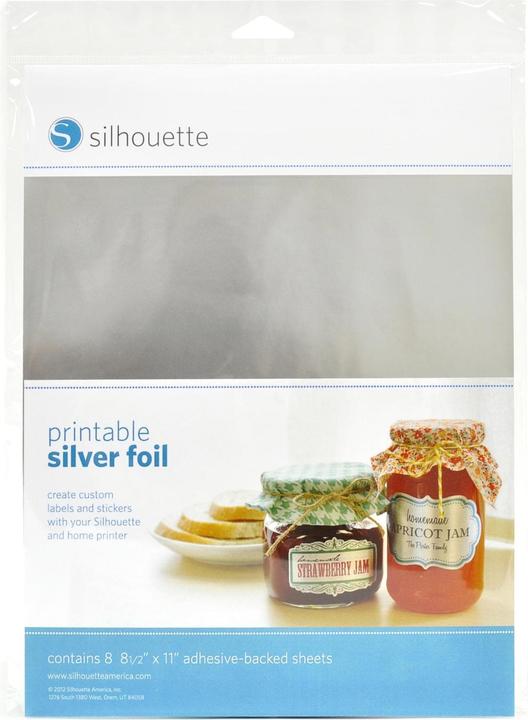 Produktbild Silhouette Bedruckbare Silberfolie