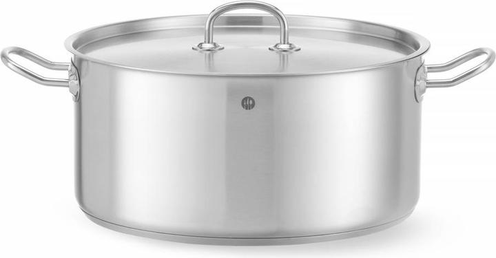 Immagine prodotto Hendi Teglia con coperchio 12 l 320x150 mm Linea Cucina (32 cm, Padella per friggere, Acciaio inossidabile)