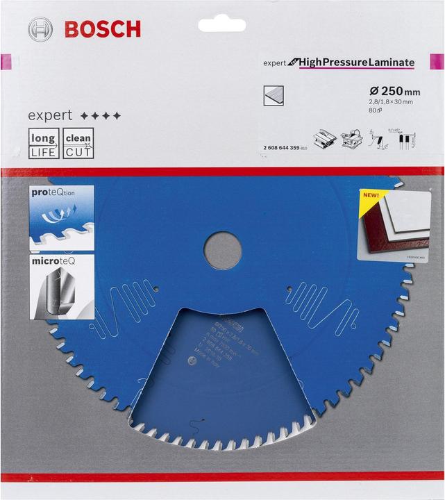 Actual product image Bosch Professional Zubehör Circular saw blade EX TR T 250x30-