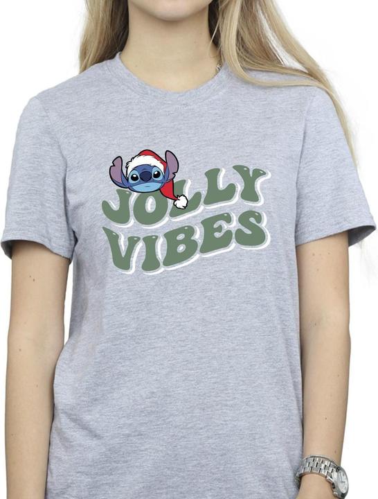 Immagine prodotto Disney Lilo & Stitch Jolly Chilling Vibes Maglietta Ampia Donna (3XL)
