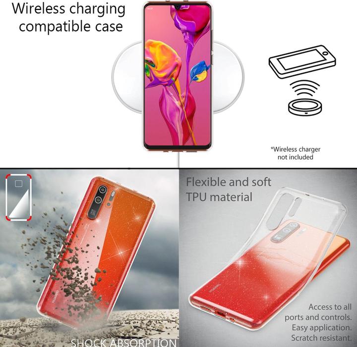 Produktbild Nalia Klare Glitzer Silikon Hülle (Huawei P30 Pro)