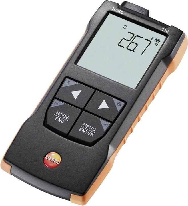 Immagine prodotto Testo 110 Strumento di misurazione della temperatura -200 - +800 °C Tipo di sensore NTC, Pt100