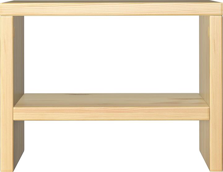 Produktbild Erst-Holz Nachttisch Kiefer massiv modernes kubisches Nachtkästchen in offener Form 90.20-K5