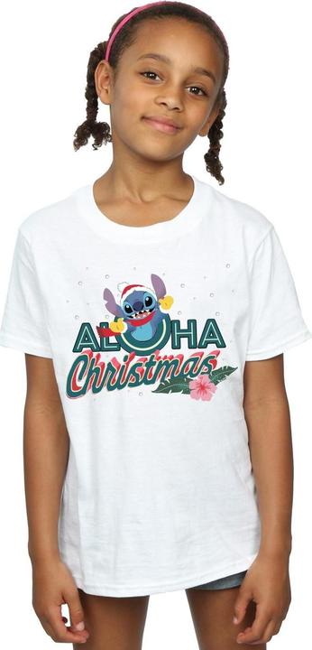 Image du produit Disney - T-shirt LILO AND STITCH ALOHA CHRISTMAS - Fille (128)