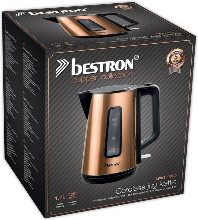 Produktbild Bestron Kabelloser Wasserkocher (1.70 l)