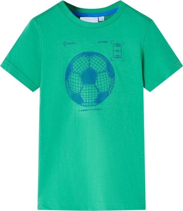 Actual product image VidaXL Children's T-shirt green 104,Material: 100 % cotton,Colour (104)