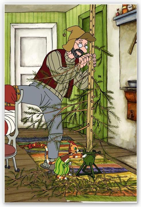 Immagine prodotto Pettersson und Findus Un albero di Natale per gli uomini (30 x 45 cm)