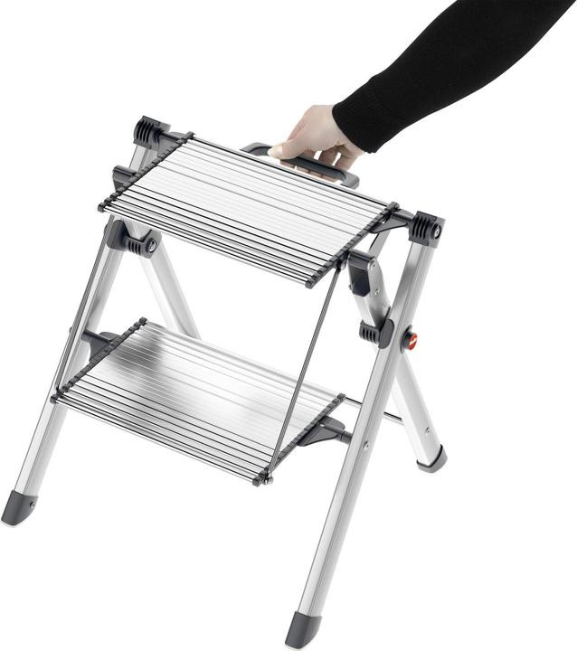 Image du produit Hailo MK80 ComfortLine, escabeau confort, 2 marches (Escabeau, 46 cm)