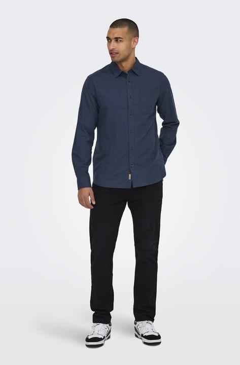 Produktbild Only & Sons Normal geschnitten Hemdkragen Hemd Hemd (L)