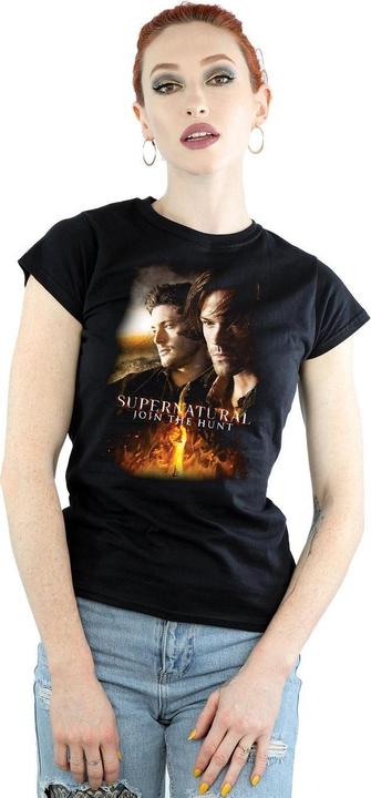 Image du produit Supernatural T-shirt en coton à l'effigie de l'affiche Femme/Femme (L)