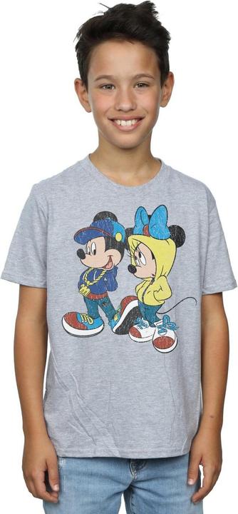 Actual product image Disney Boys Mickey And Minnie Mouse Pose T-Shirt (152, 158)