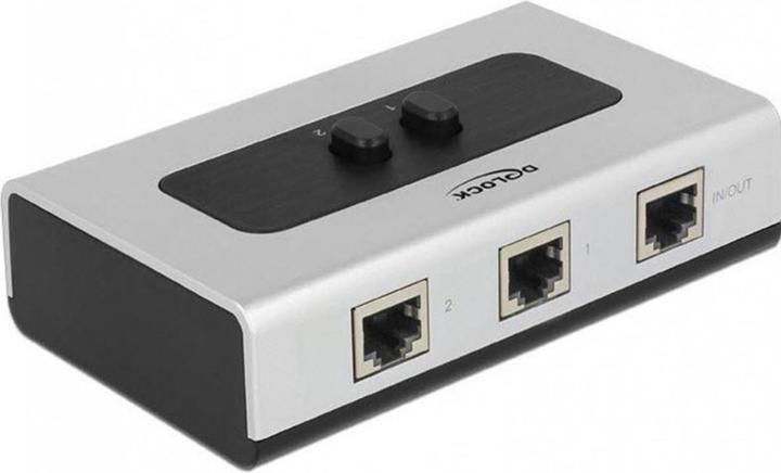 Delock Manuel sur le Switchbox 2Port Gigabit LAN (2 Ports)
